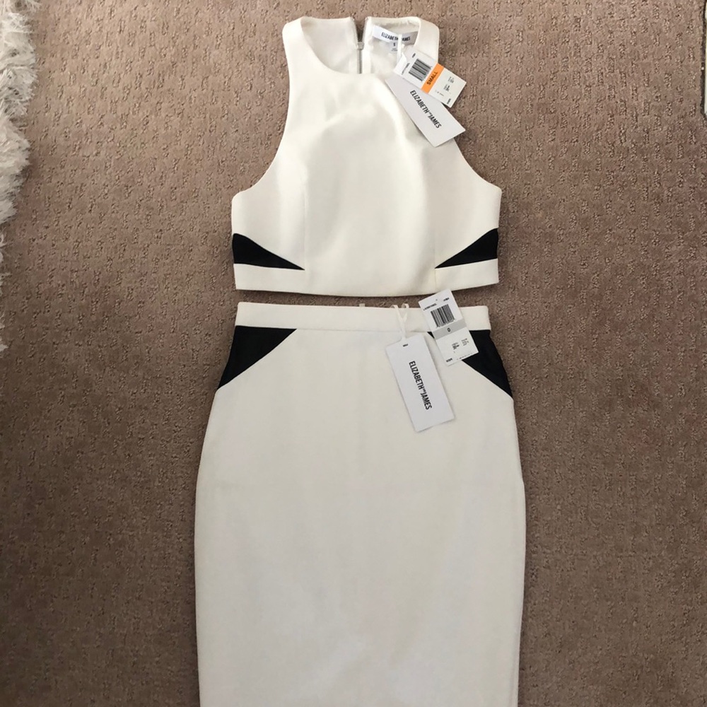 SOLD Top and skirt Elezibath and James